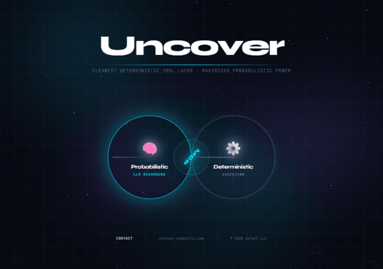 Amar Studio / Uncover landing page