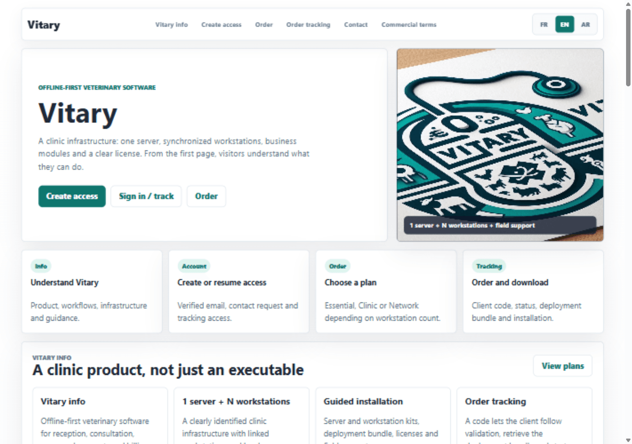 Vitary by Amari commercial site